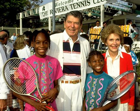 Ronald Reagan rocking that Gucci belt. [1990] 